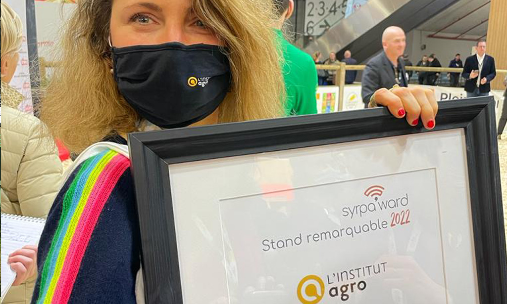 L'Institut Agro a remporté le 1er prix du stand remarquable du SIA 2022!