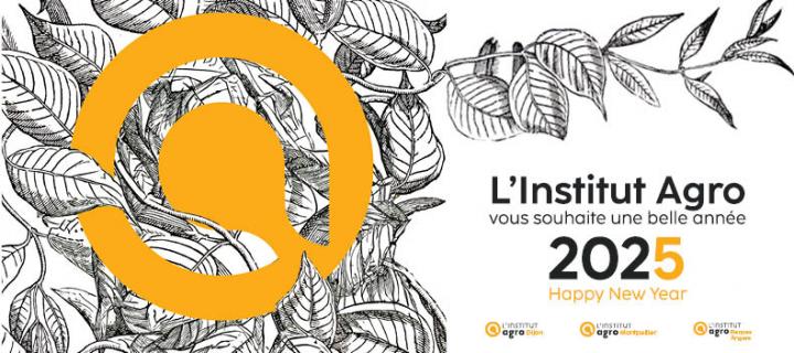 L'Institut Agro vous souhaite une belle année 2025 - Happy New Year